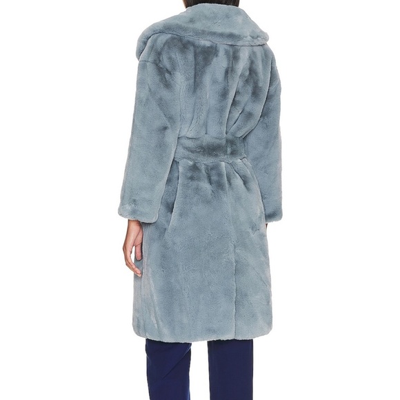 NWT faux fur Jakke coat. Size S - Picture 4 of 7